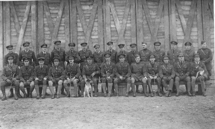 No 62 Sqn RFC Officers, late 1918